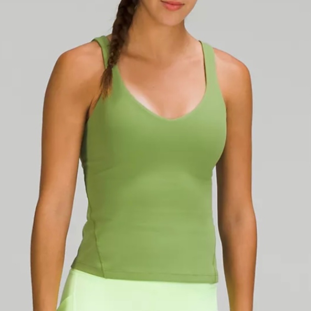 lululemon Align™ Waist-Length Tank Top-Color:Green Foliage